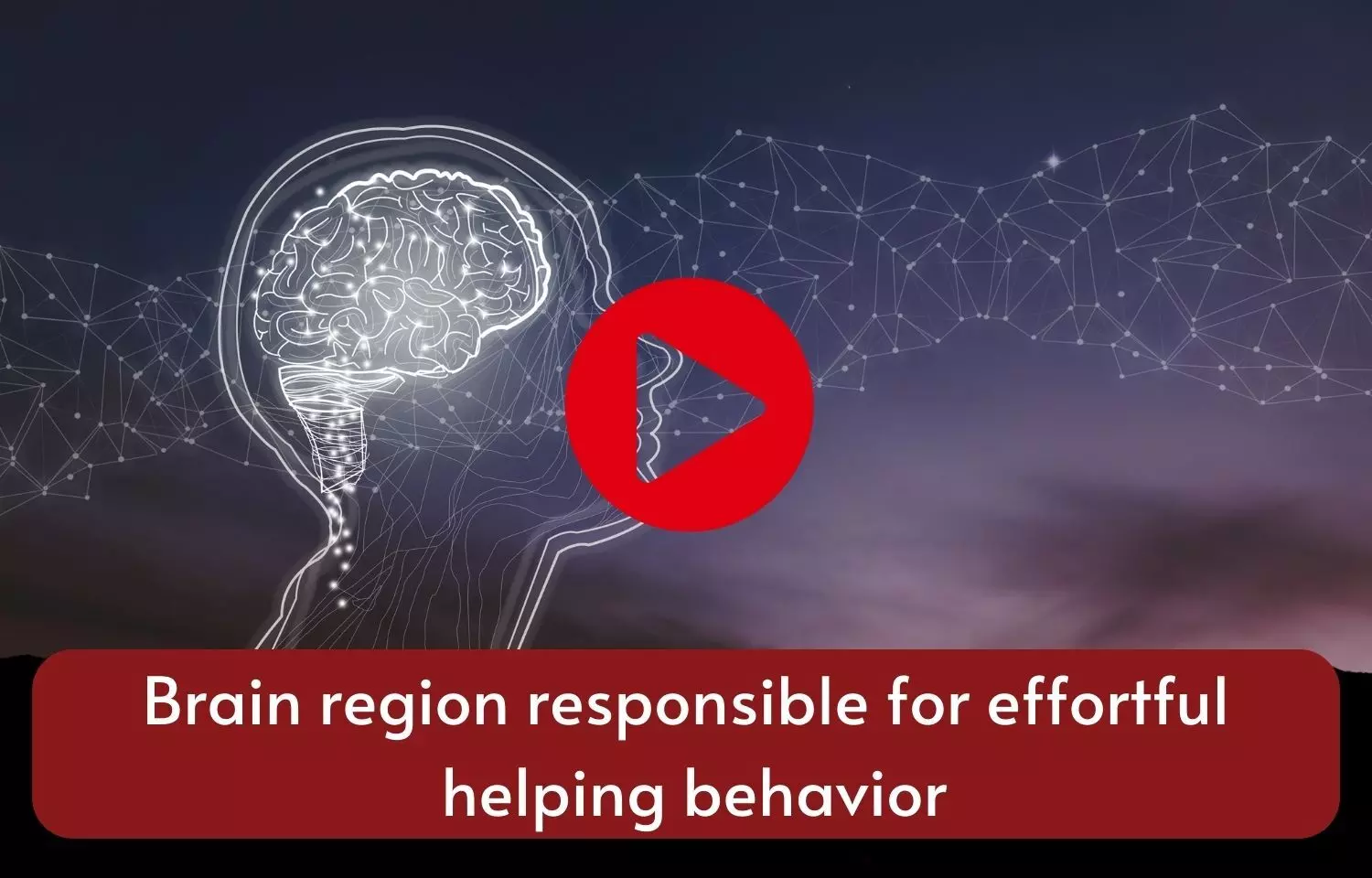 Brain region responsible for effortful helping behavior