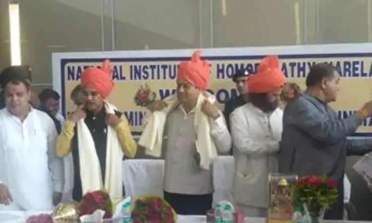 AYUSH Minister Sarbananda Sonowal visits National Institute of Homoeopathy, Narela