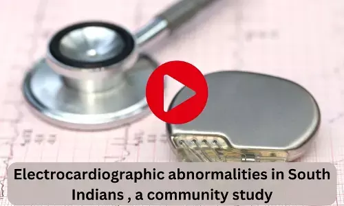 Electrocardiographic abnormalities in South Indians, a community study