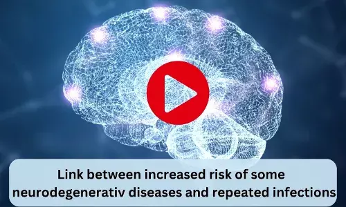 Link between increased risk of some neurodegenerative diseases and repeated infections