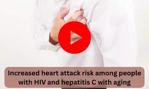 Increased heart attack risk among people with HIV and hepatitis C with aging