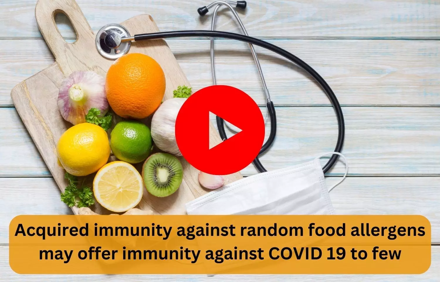 Acquired immunity against random food allergens may offer immunity against COVID-19 to few