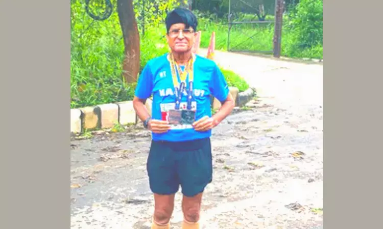 71-year-old Physician completes102 marathons, half marathons