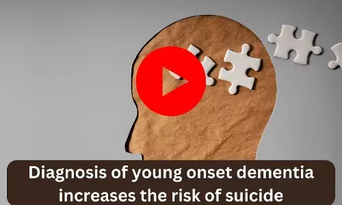 Diagnosis of young onset dementia increases the risk of suicide