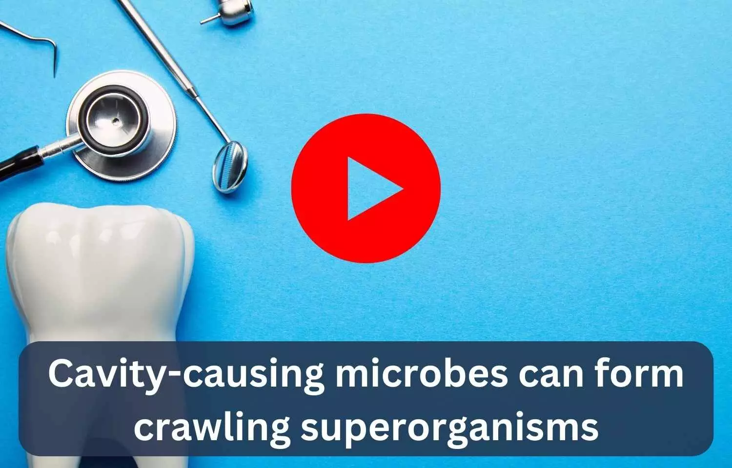 Cavity-causing microbes can form crawling superorganisms