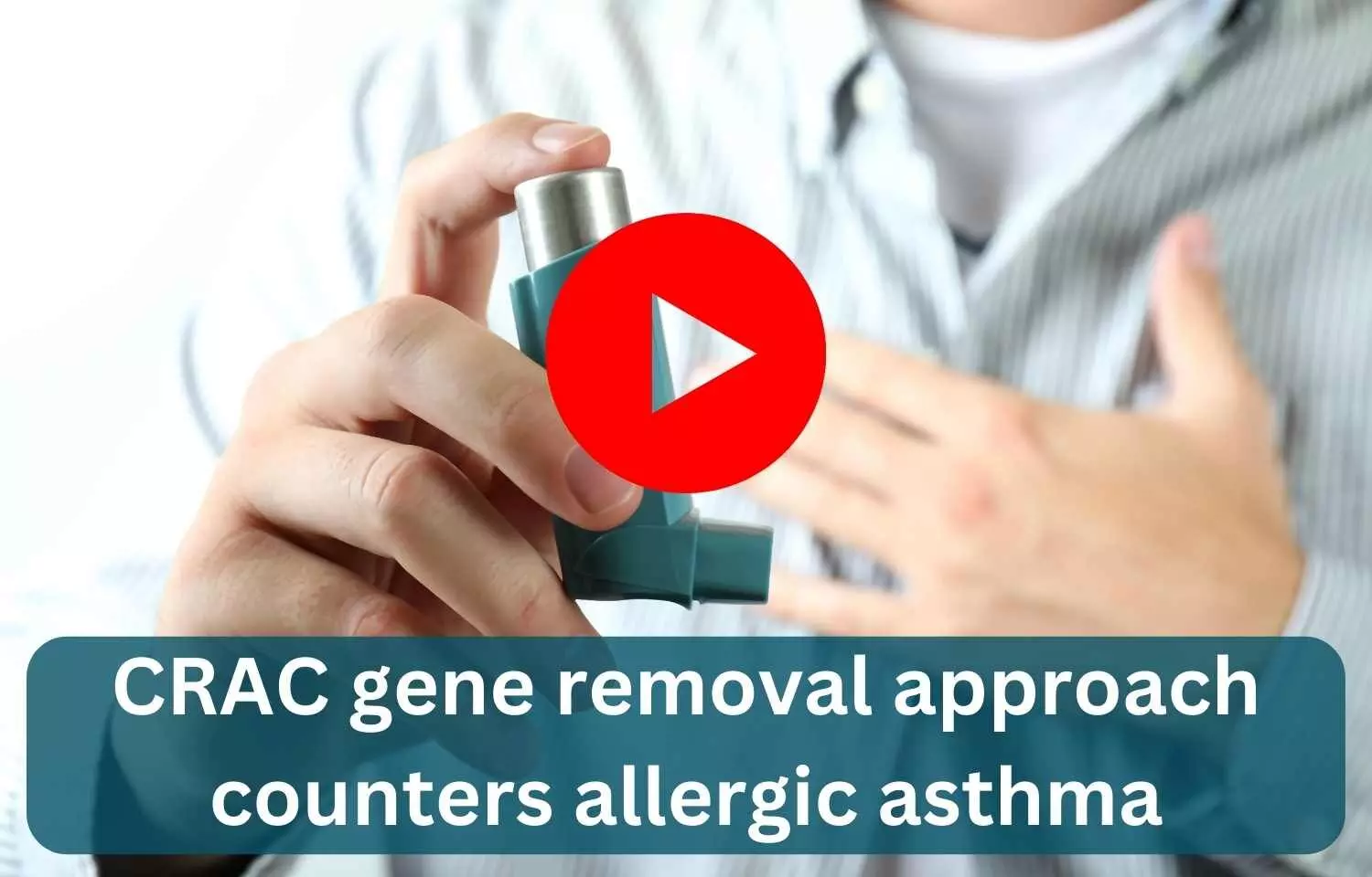 CRAC gene removal approach counters allergic asthma