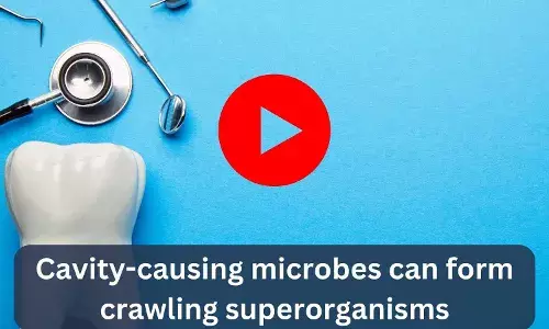Cavity-causing microbes can form crawling superorganisms