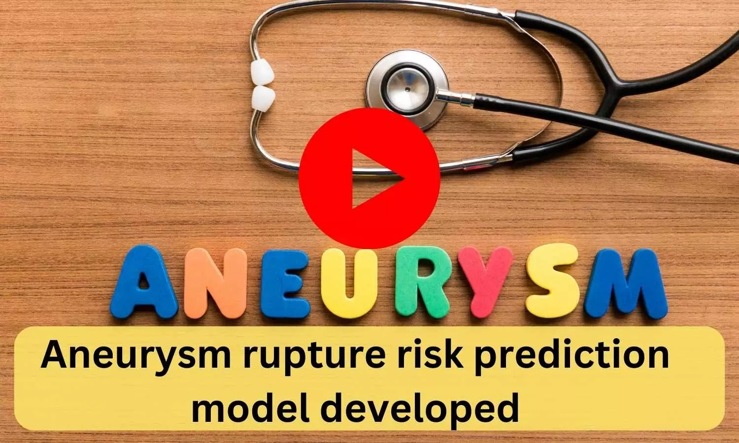 Aneurysm rupture risk prediction model developed