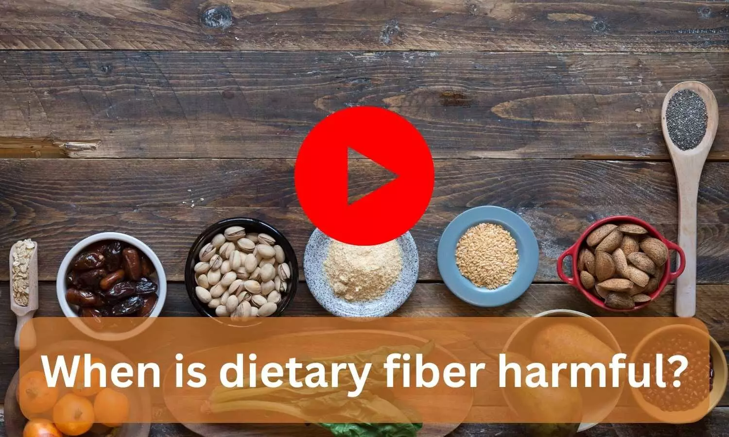 When is dietary fiber harmful?