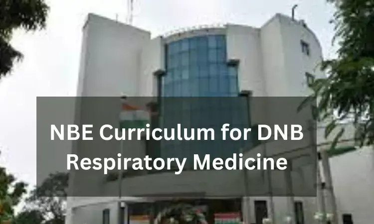DNB Respiratory Medicine in India: Check out NBE released curriculum