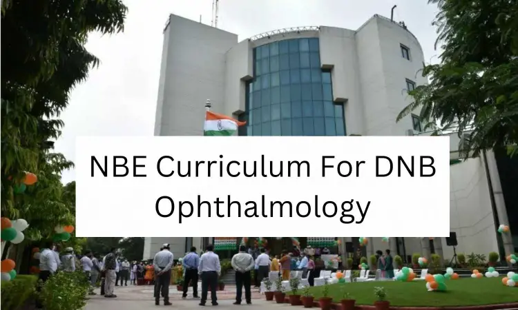 DNB Ophthalmology in India: Check out NBE released Curriculum