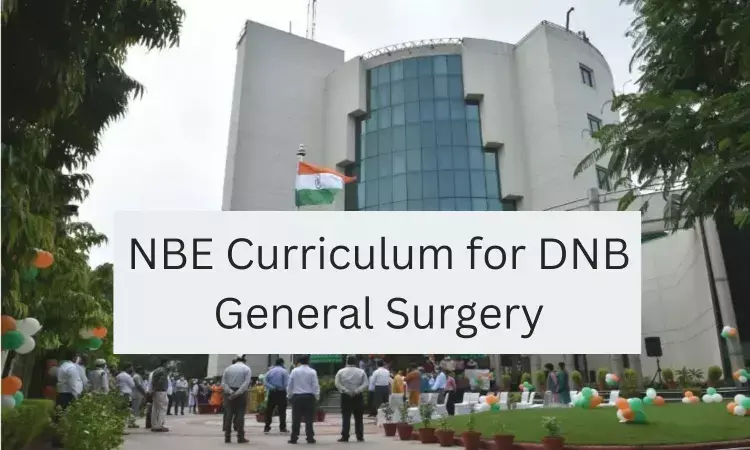 DNB General Surgery in India: Check out NBE released Curriculum