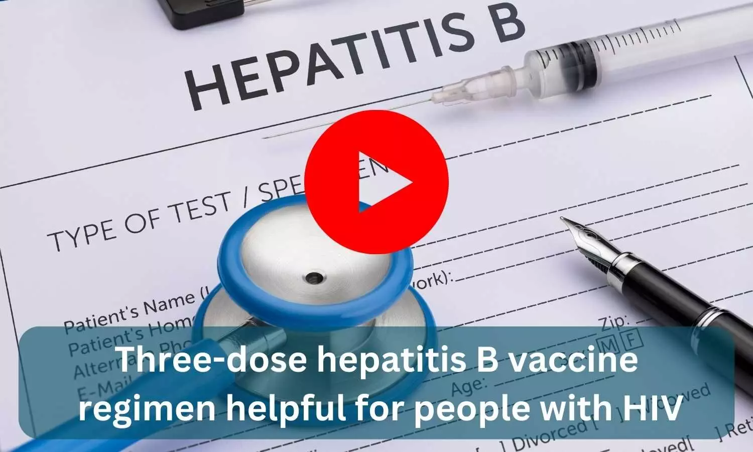 Three-dose hepatitis B vaccine regimen helpful for people with HIV
