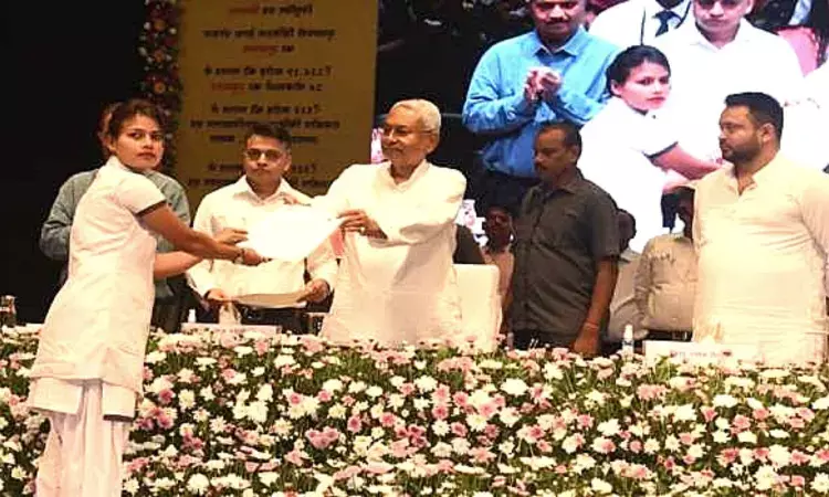 CM Nitish Kumar distributes appointment letters to 9469 candidates of Health services, lays foundation stones for new medical colleges