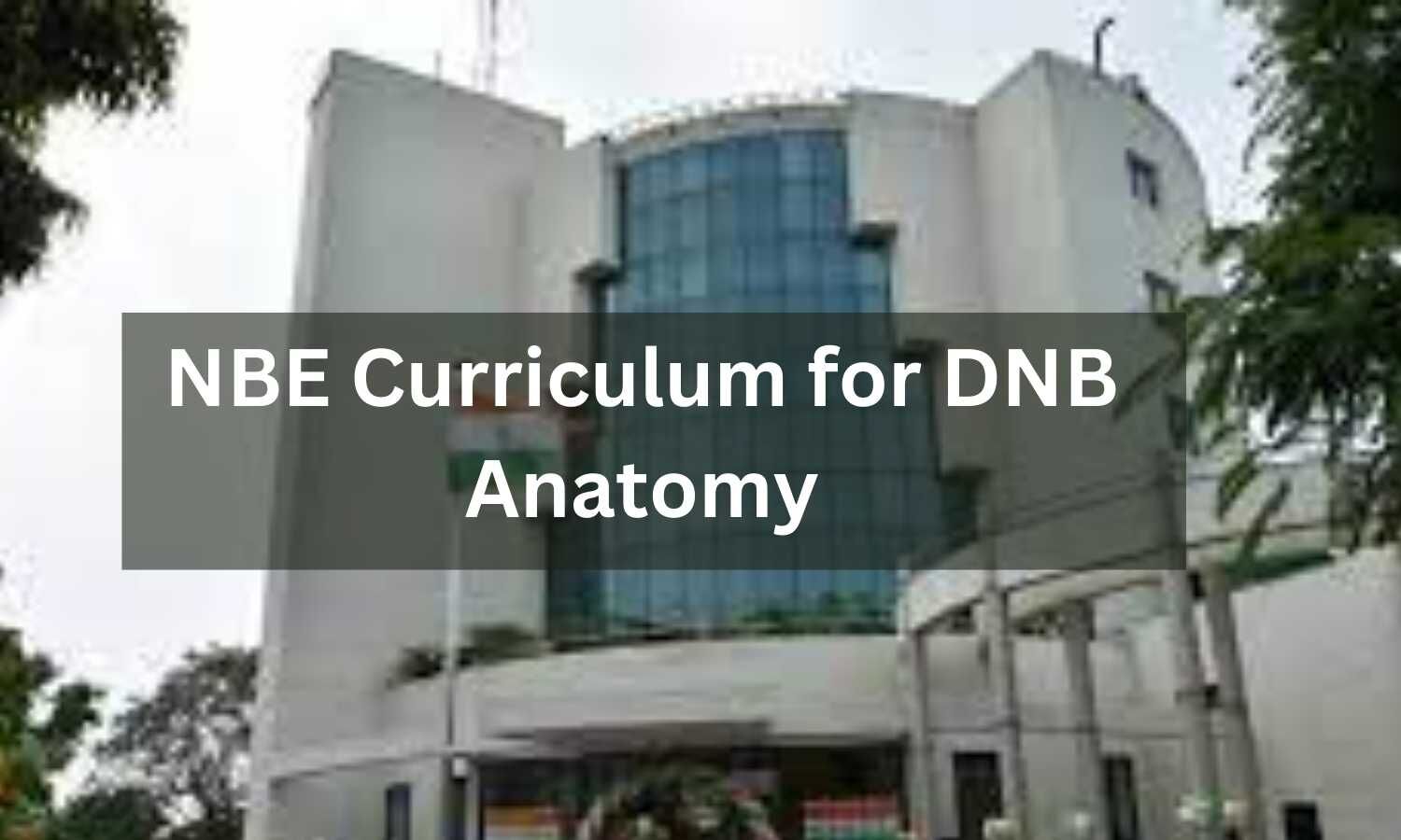 DNB Anatomy In India: Check Out NBE Released Curriculum