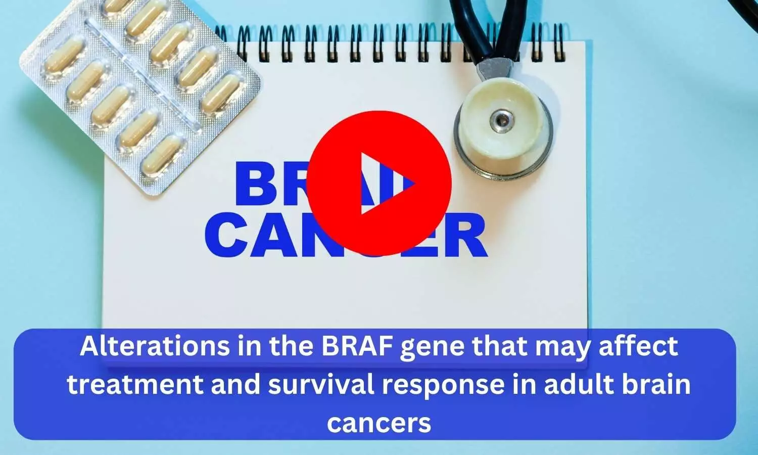 Specific alterations in the BRAF gene found that may affect treatment and survival response in adult brain cancers
