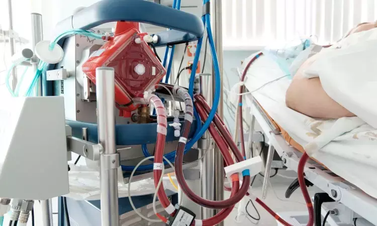 Early use of ECMO devices fails to improve outcomes in people with cardiogenic shock
