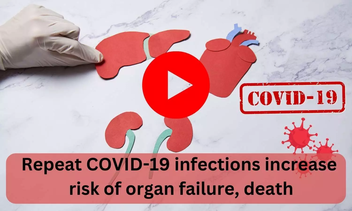 Repeat COVID-19 infections increase risk of organ failure, death