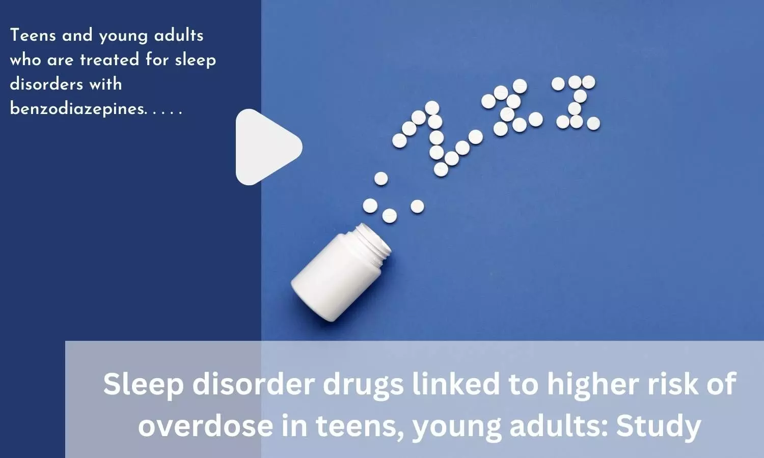 Sleep disorder drugs linked to higher risk of overdose in teens, young adults: Study