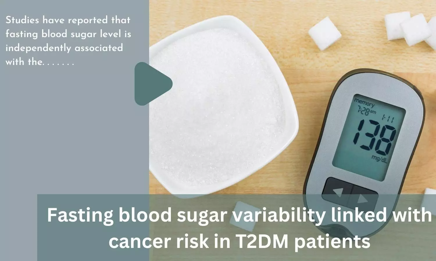 Fasting blood sugar variability linked with cancer risk in T2DM patients