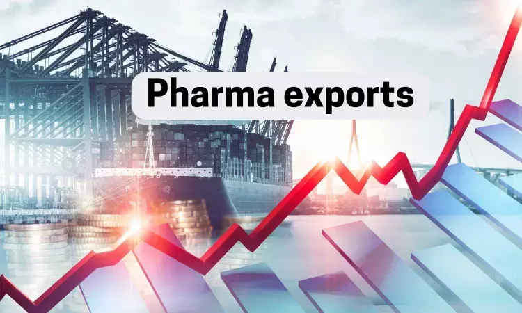 Pharma exports from India rise by 4.22 percent to USD 14.57 billion during April-Oct in current fiscal