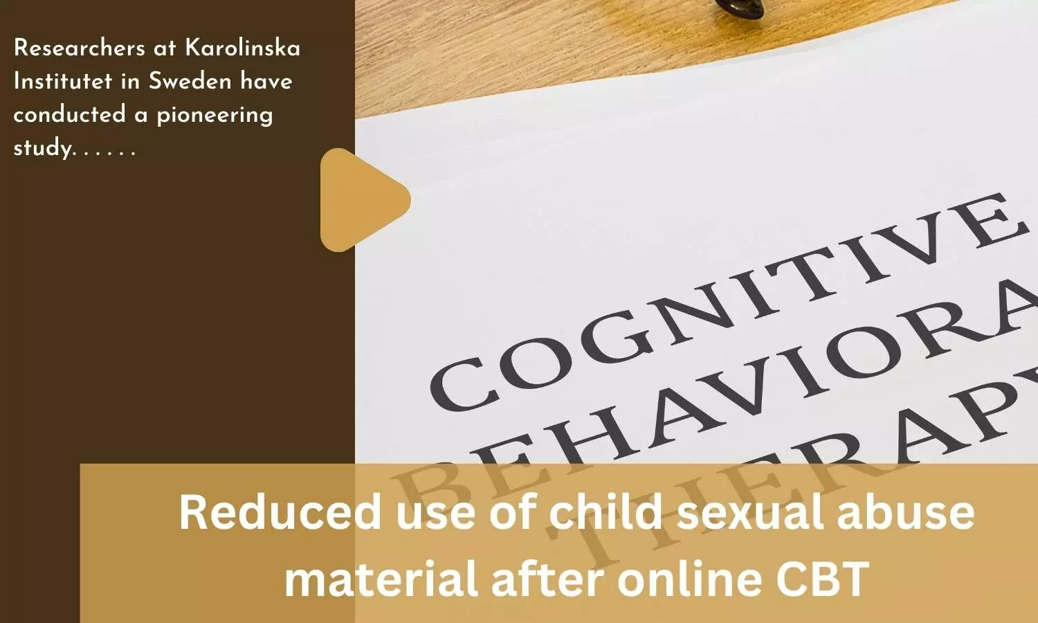 Reduced use of child sexual abuse material after online CBT