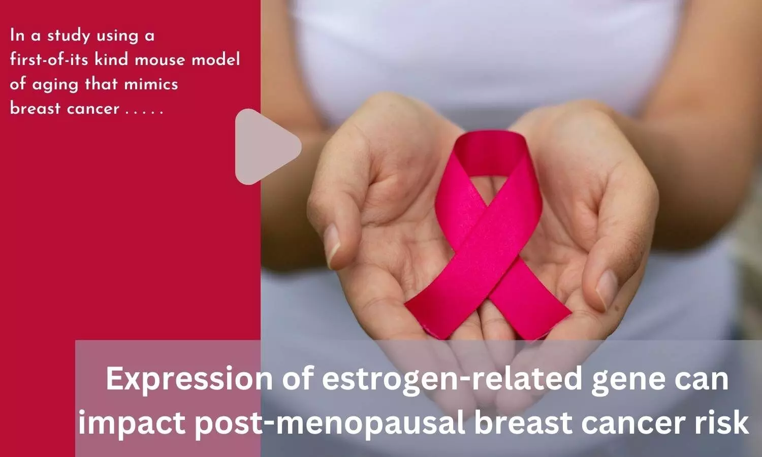 Expression of estrogen-related gene can impact post-menopausal breast cancer risk