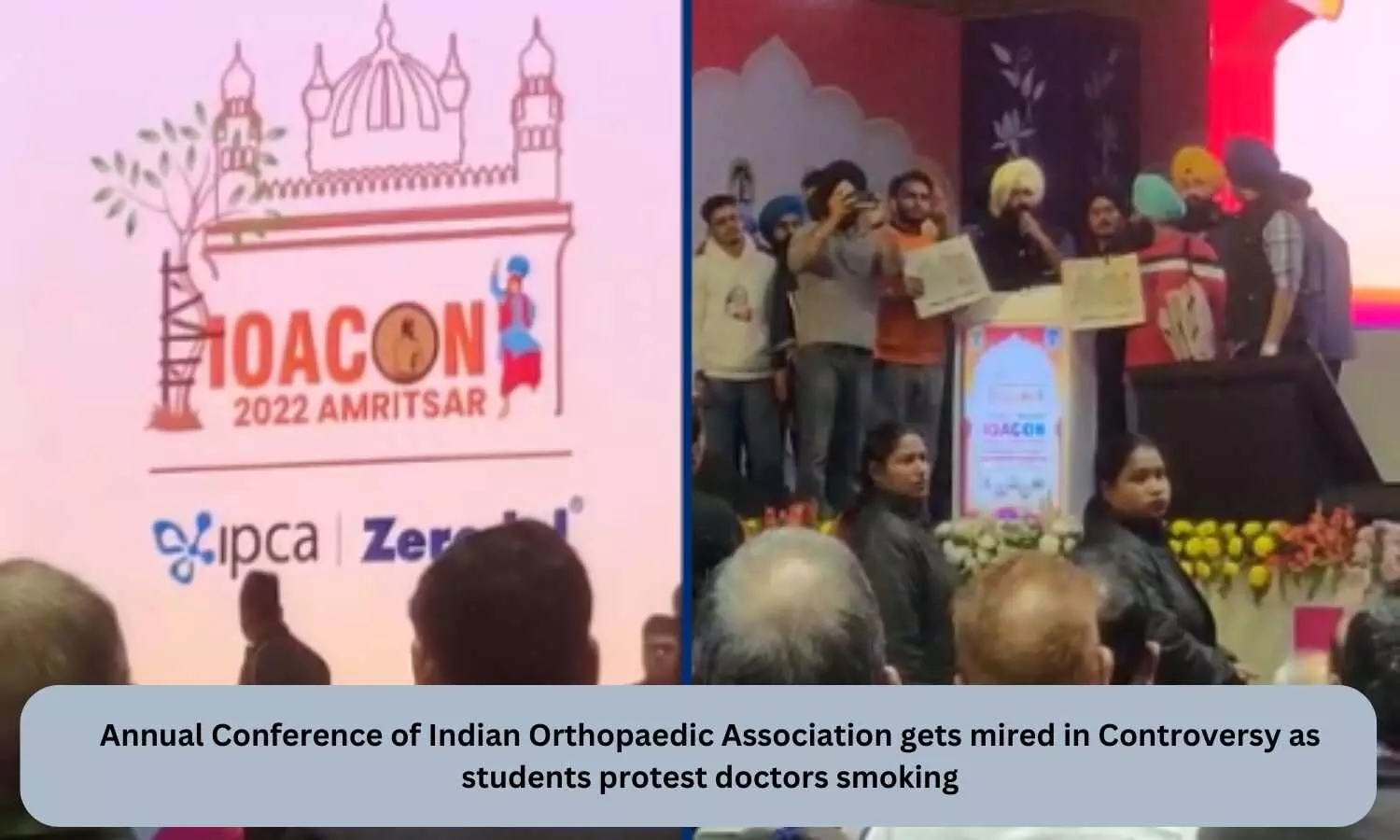 Ruckus at IOACON: Annual Conference of Indian Orthopaedic Association gets mired in Controversy as students protest doctors smoking