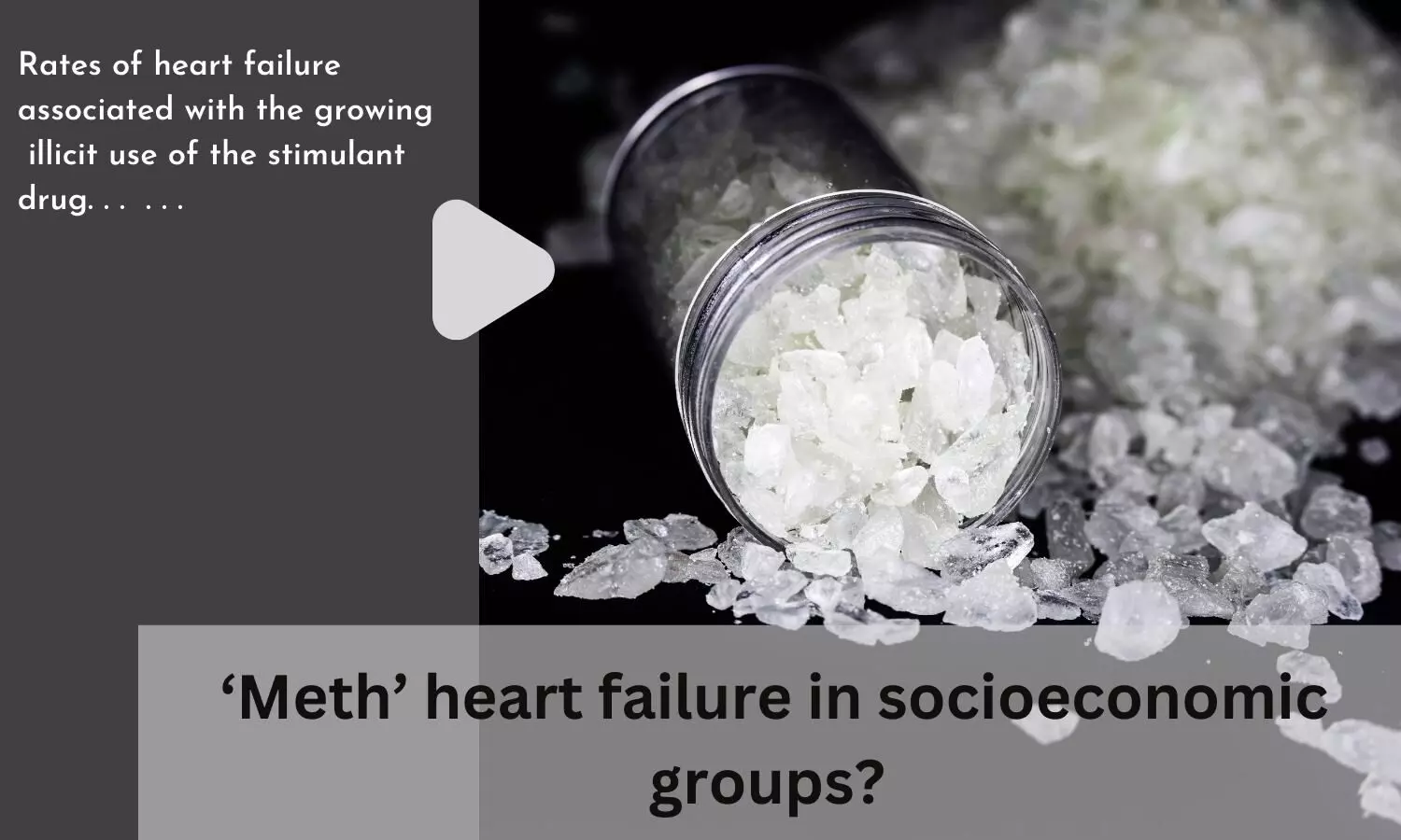 Meth heart failure in socioeconomic groups?