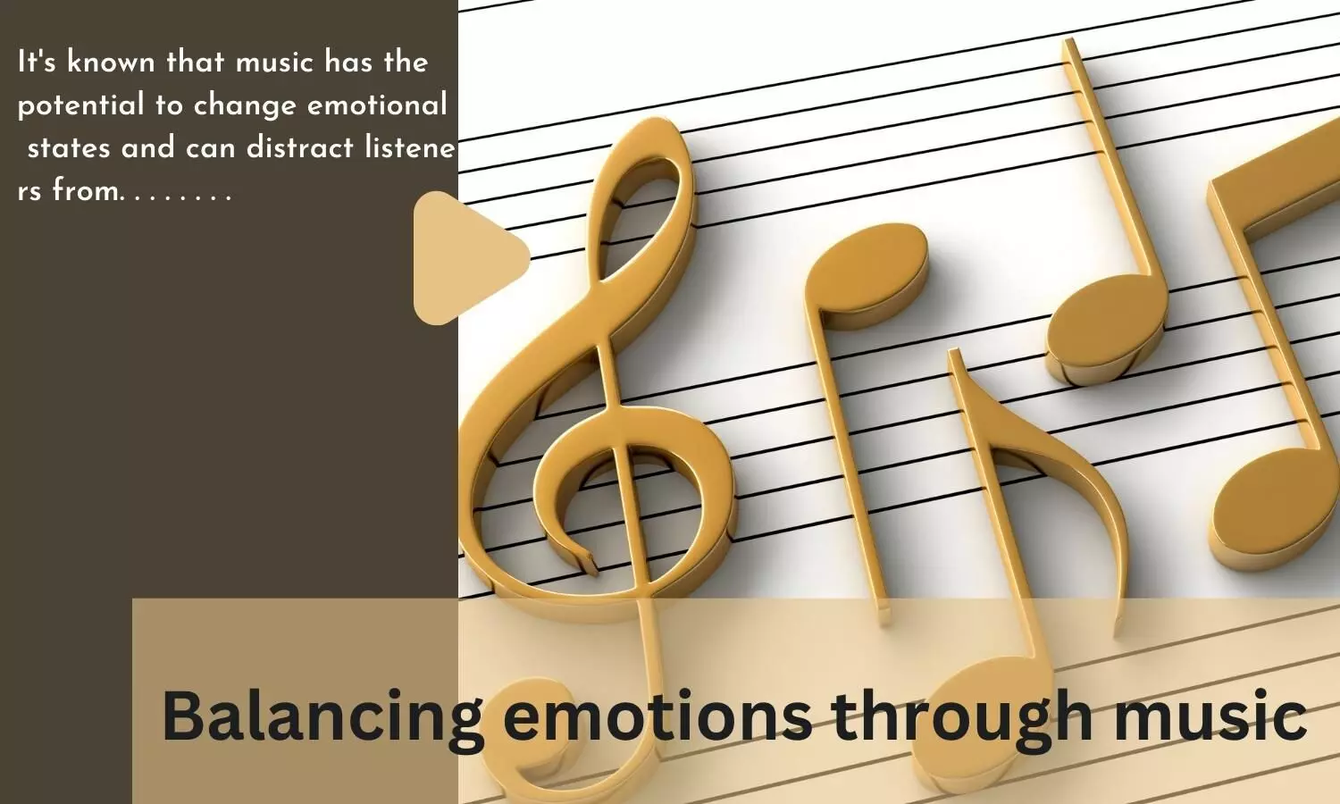 Balancing emotions through music
