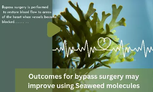 Outcomes for bypass surgery may improve using Seaweed molecules