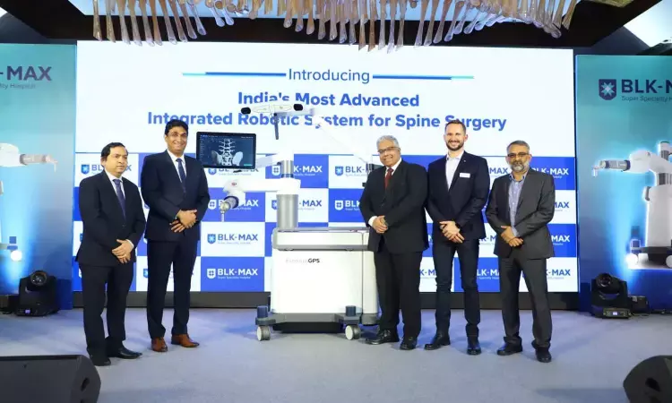 BLK-Max Super Specialty Hospital introduces advanced Integrated Robotic System for Spine Surgery