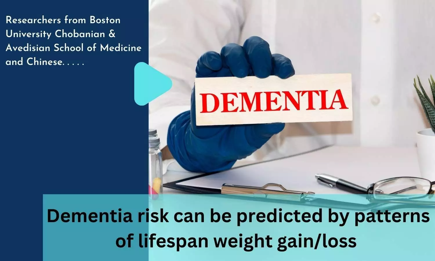 Dementia risk can be predicted by patterns of lifespan weight gain/loss