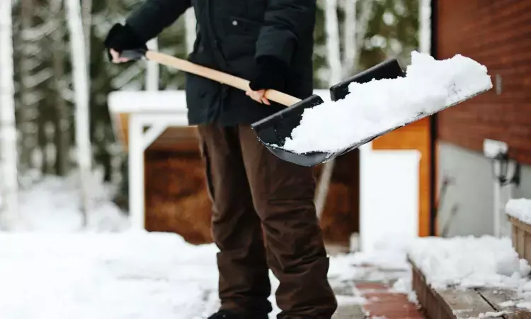 AHA Caution: Snow shoveling can up risk of heart attack or sudden cardiac arrest
