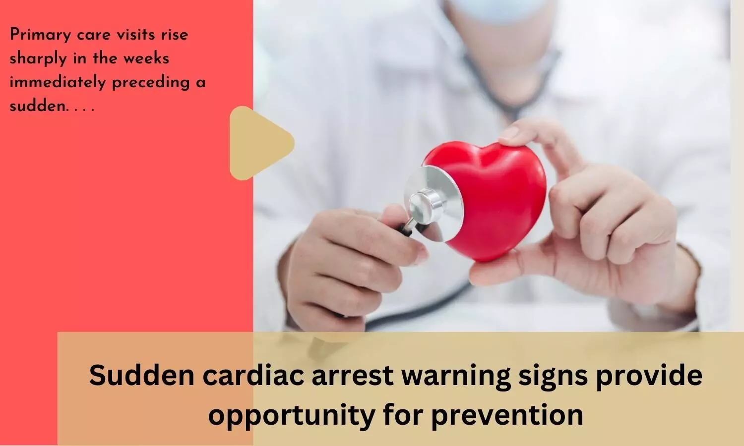 Sudden cardiac arrest warning signs provide opportunity for prevention