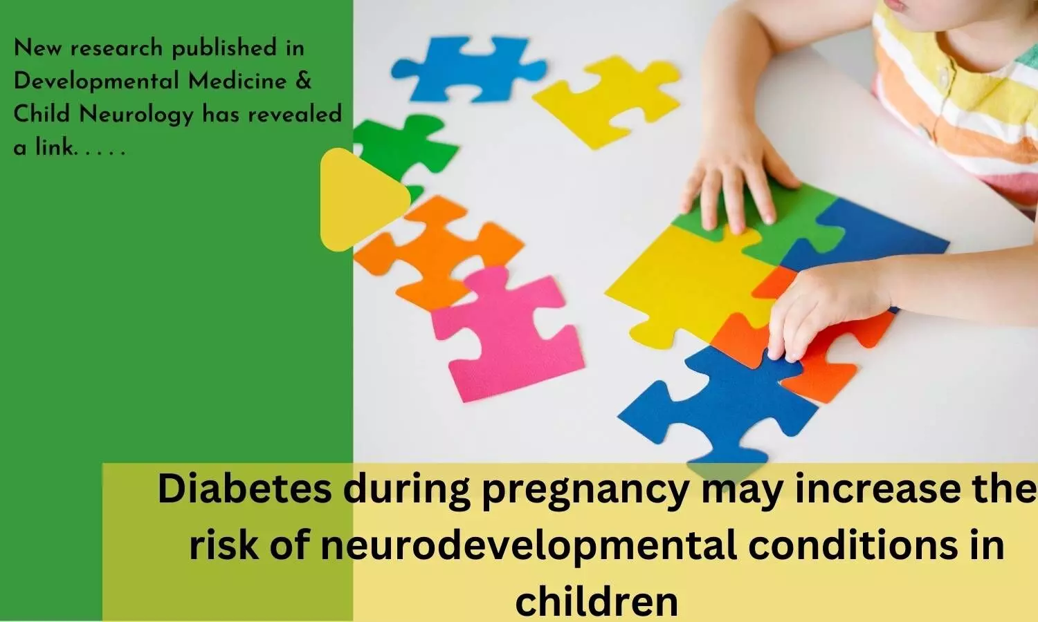Diabetes during pregnancy may increase the risk of neurodevelopmental conditions in children