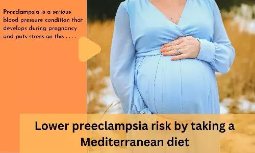 Lower preeclampsia risk by taking a Mediterranean diet