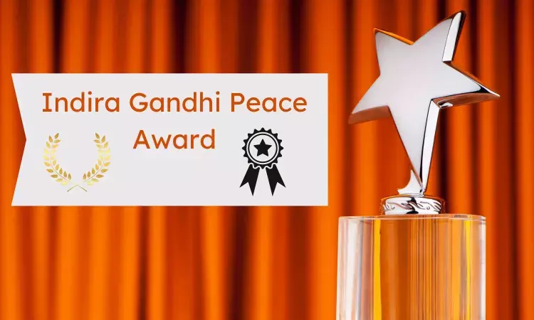 Indira Gandhi Peace Award for doctors, nurses for their role during COVID pandemic