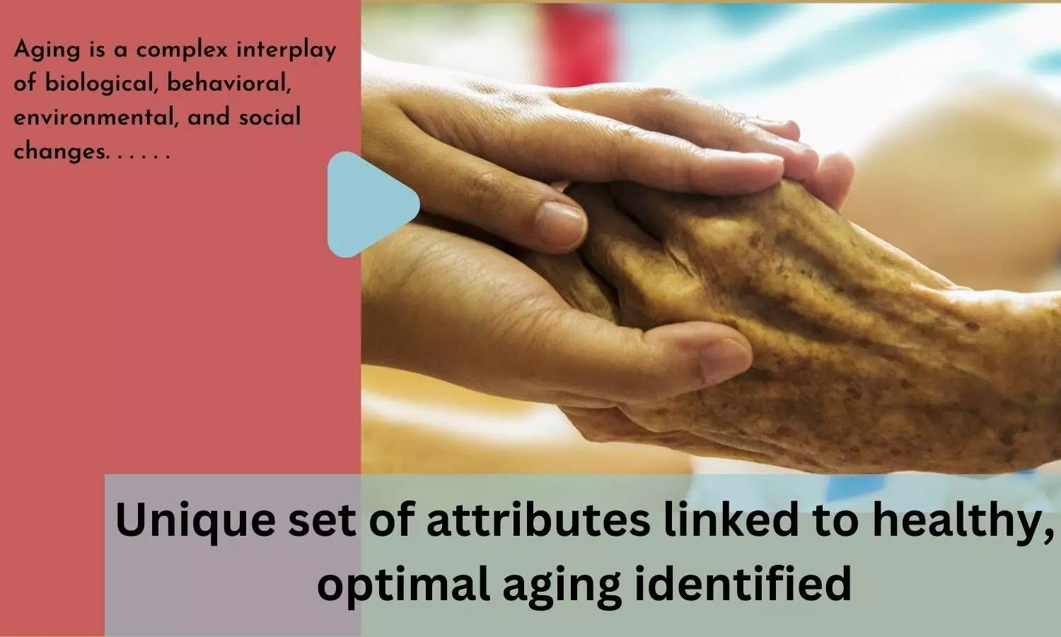 Unique set of attributes linked to healthy, optimal aging identified