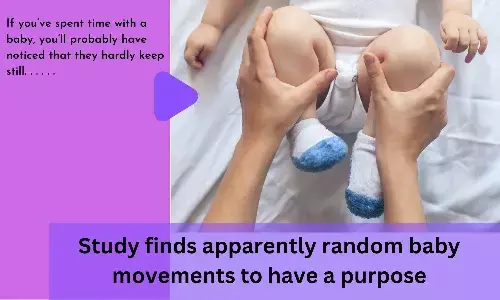 Study finds apparently random baby movements to have a purpose