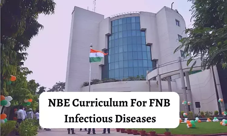 FNB Infectious Diseases: Check out NBE released curriculum