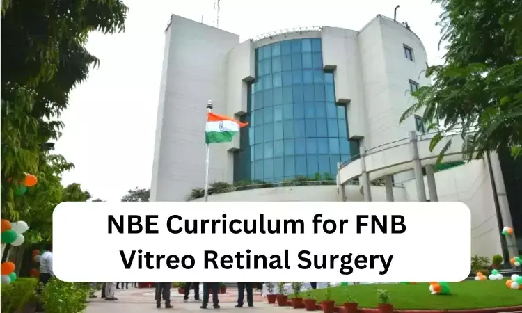 FNB Vitreo Retinal Surgery: Check out NBE released Curriculum