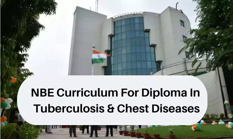 NBE Diploma In Tuberculosis and Chest Diseases in India: Check out NBE released Curriculum
