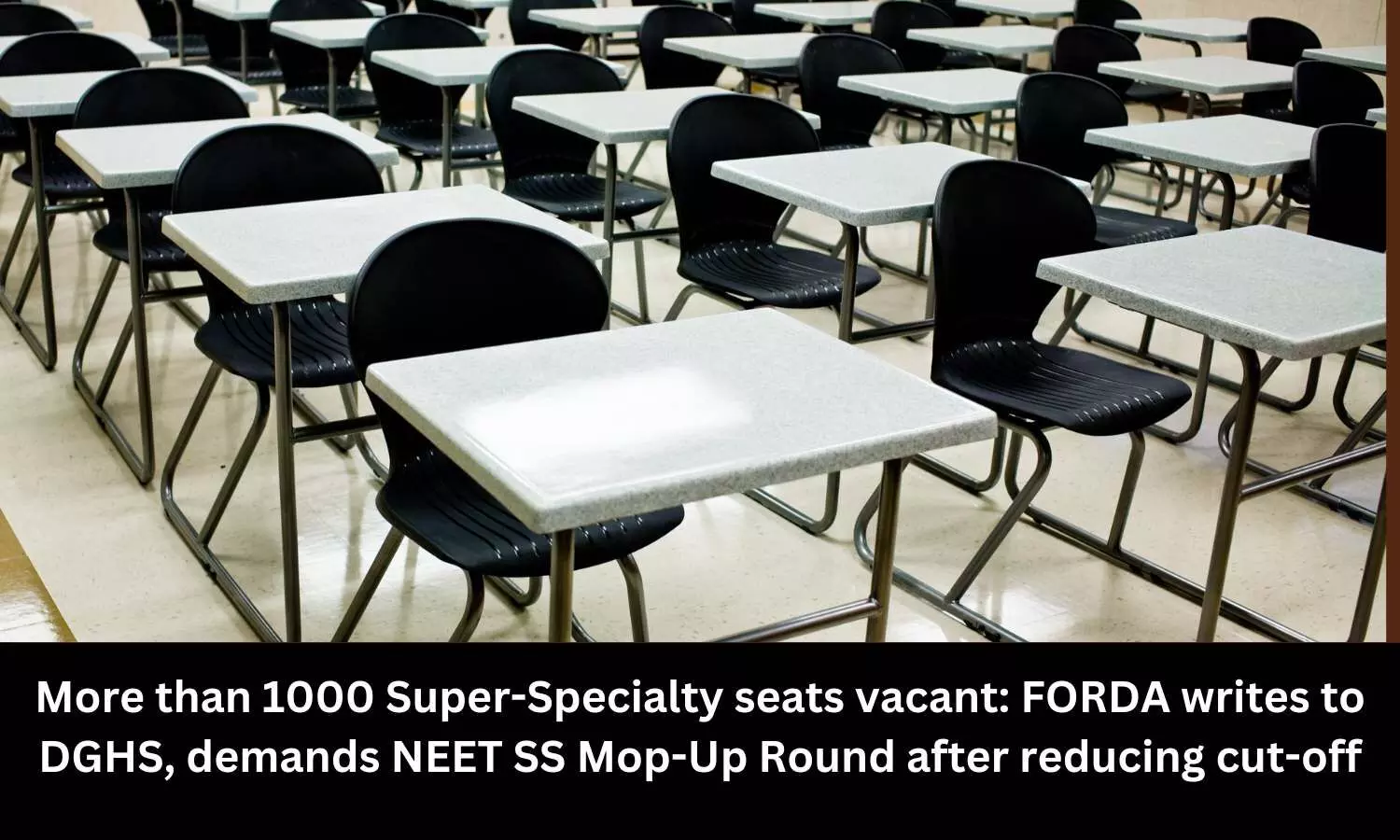Over 1000 super-specialty seats vacant, FORDA demands NEET SS mop-up round after reducing cut-off