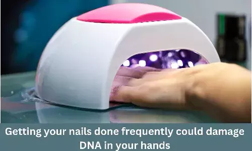 Getting your nails done frequently could damage the DNA in your hands