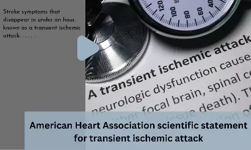 American Heart Association scientific statement for transient ischemic attack