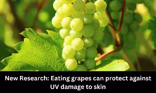 Eating grapes can protect against UV damage to skin: Study