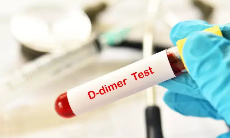 Plasma D-dimer valuable for diagnosing prosthetic joint infections: Study