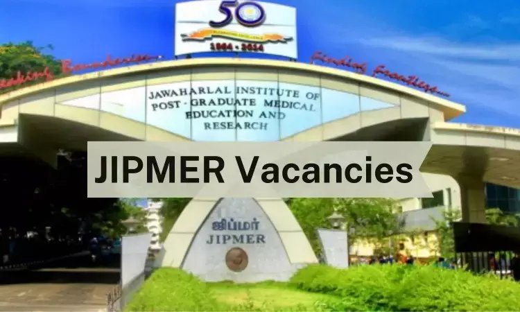 SR Post Vacancies At JIPMER In Various Departments: Apply Now