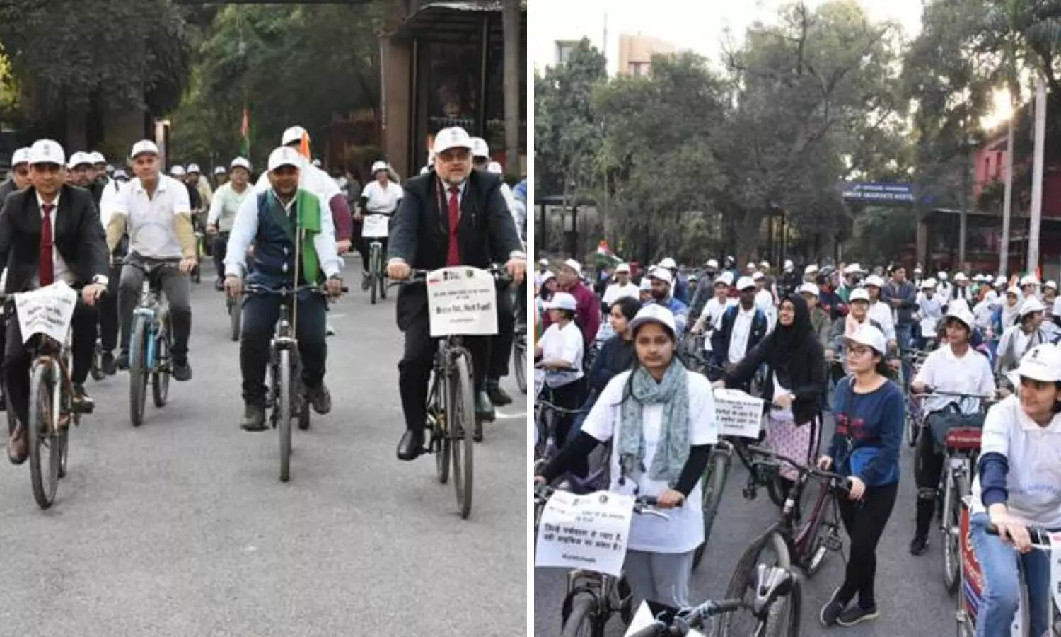 Cycle For Health rally at LHMC: Centre promoting physical and mental well-being of citizens